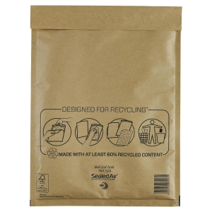 MAIL LITE GOLD POSTAL BAGS G4 240X330MM BOX OF 50