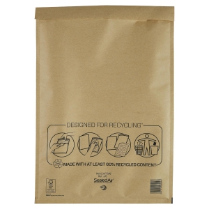 MAIL LITE GOLD POSTAL BAGS J6 300X440MM BOX OF 50