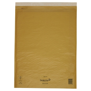MAIL LITE GOLD POSTAL BAGS K7 350X470MM BOX OF 50