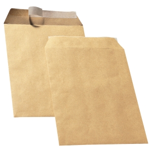 LYRECO MANILLA C4 PEEL AND SEAL PLAIN ENVELOPES 90GSM - BOX OF 250