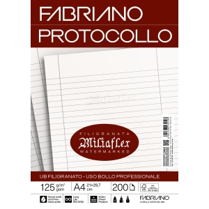 BX200 FABRIANO MILIA LGL PAP RULED 125G