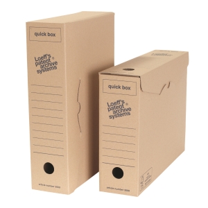 Loeff s Patent Quickbox archiefdozen A4 golfkarton 24x33,5x8cm - pak van 50