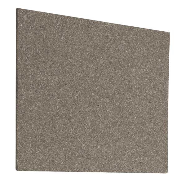 Pack de 2 paneles de corcho adhesivos PLANNING SISPLAMO 400 x 500 mm color gris