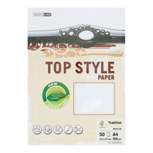 PK50 TOP STYLE TRADITION PAP 100G WH