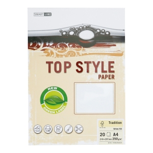 PK20 TOP STYLE TRADITION PAP 250G WH