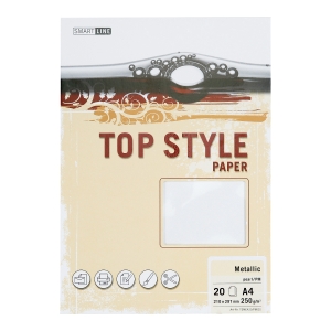 PK20 TOP STYLE PAPER 250G METALLIC PEARL