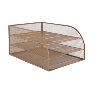 Small Office Storage Lyreco Uk Telephone 0845 767 6999 Osco 3tlta Rg Triple Letter Tray Rosegold