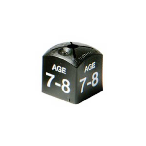 Minicube 7-8 Yrs White / Black Barnardos Pk50