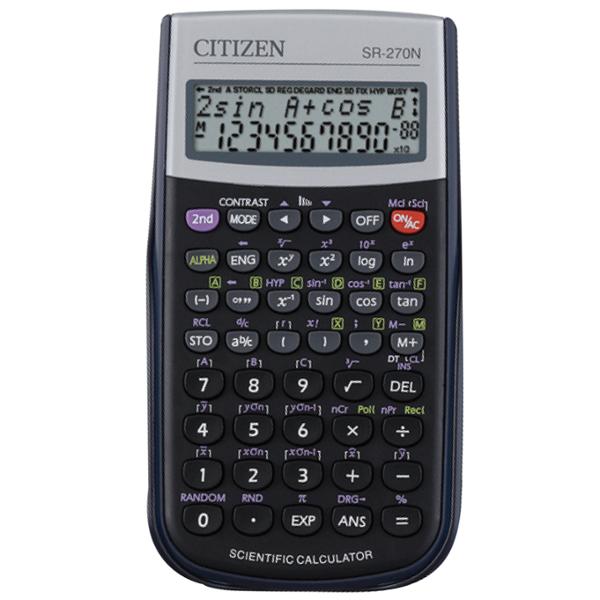 Citizen SR-270N Calculadora Electrónica de oficina Científicas