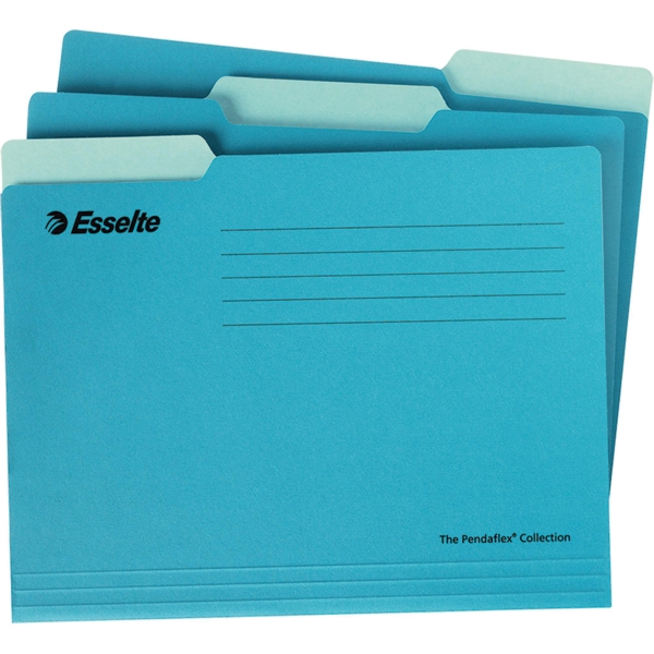 ESSELTE 925 SUSPENSION FILE A4 BLUE - PACK OF 10