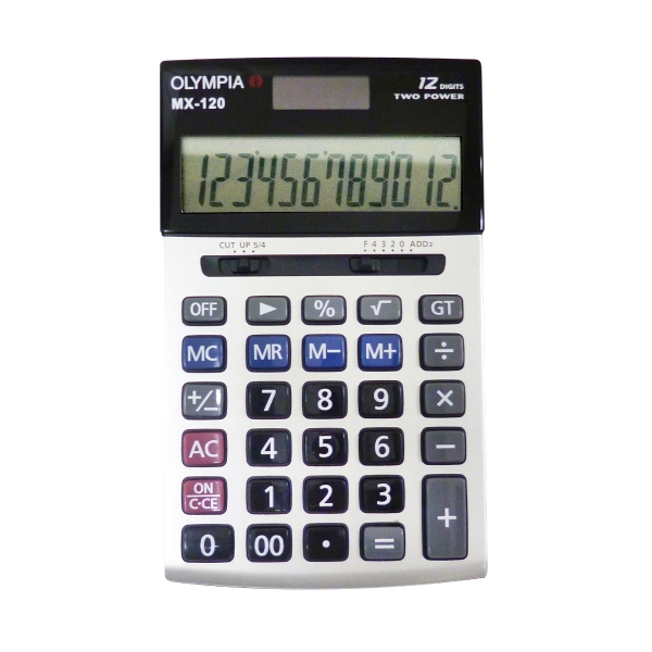 OLYMPIA Mx-120 Desktop Calculator 12 Digits