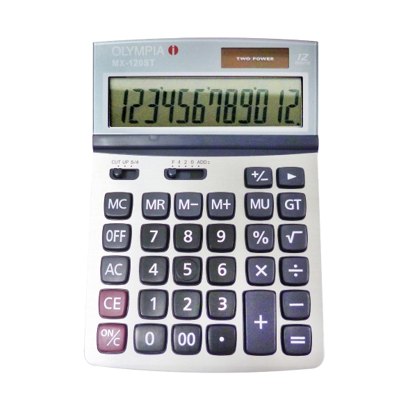 OLYMPIA Mx-120St Desktop Calculator 12 Digits