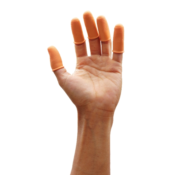 FINGER COTS LATEX SMALL ORANGE PACK OF 300
