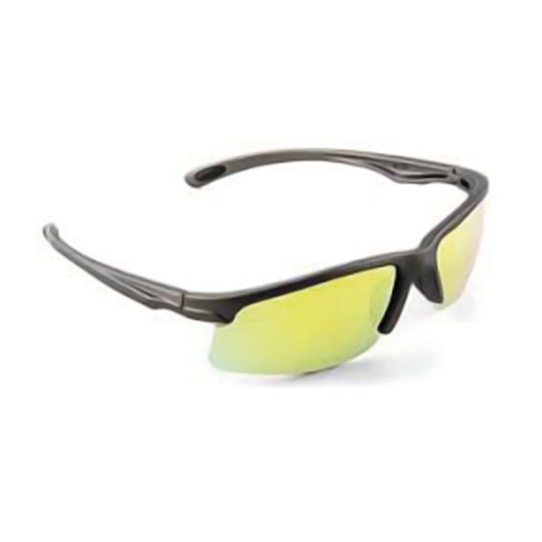 3M SAFETY SUNWEAR SAFETY GLASSES SS1330AS-G GREY FRAME YELLOW MIRAS LENS