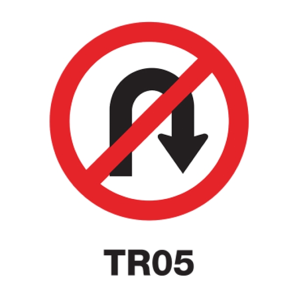 TR05 REGULATORY SIGN ALUMINIUM 45 CENTIMETRES