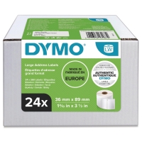 500 BESCHRIFTUNGS ETIKETTEN WEIß 25x54mm für DYMO Labelwriter LW450 LW450 Duo