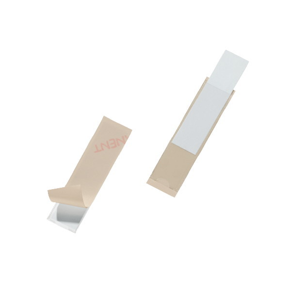 Durable Selbstklebetaschen Pocketfix 8072, 20x75 mm, transparent, 10 Stück