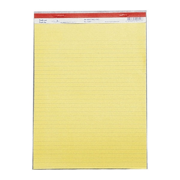 Executive Writing Pad Yellow A4