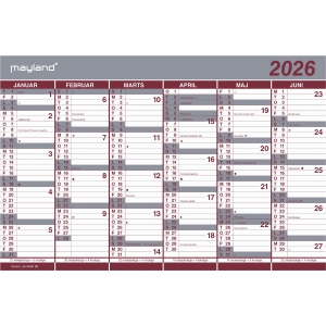  Kalender 2020 og 2020 timeplaner Mayland kun B2B salg