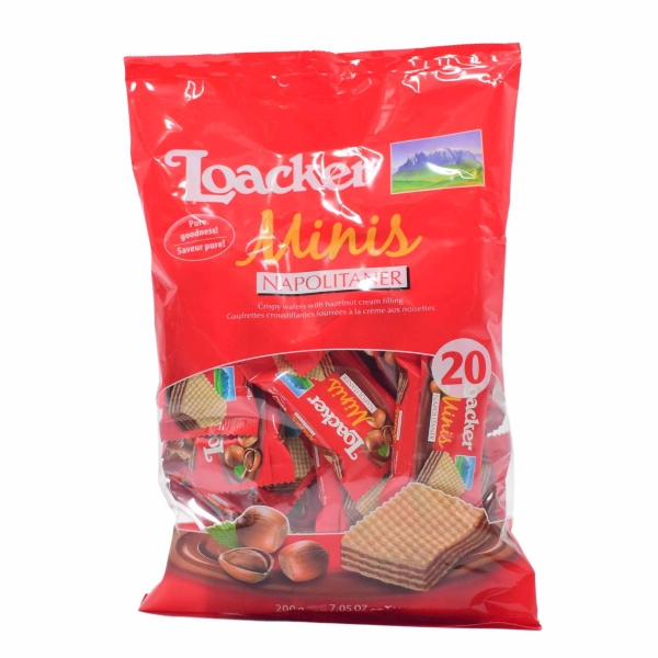 LOACKER MINI NAPOLITANER WAFER 200 G