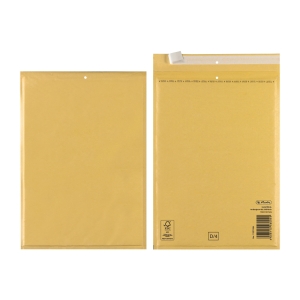 Obálka bublinková Herlitz 200x275mm, hnědá, balení 10 kusů
