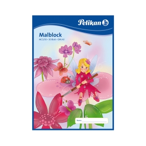 Malířský blok Pelikan A3/30 listů, 70 g/m², lepený, čistý, mix motivů