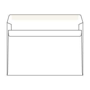 Weiße selbstklebende Briefumschläge C5 (162 x 229 mm), Packung mit 50 Stück