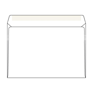 Weiße Briefumschläge C5 (162 x 229 mm), Packung mit 50 Stück