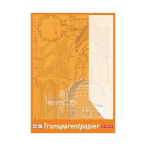 Herlitz Transparentzeichenpapier, A4, 65 g/m², weiss, 30 Blatt