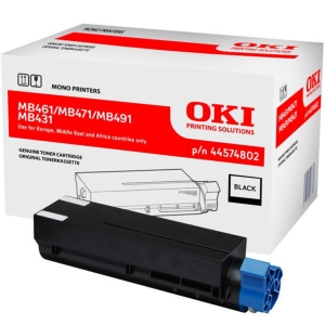 OKI Lasertoner 44574802 schwarz