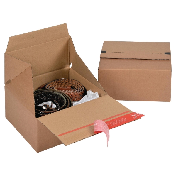 ColomPac® csomagküldő doboz, 194 x 194 x 87 mm, barna, 20 darab