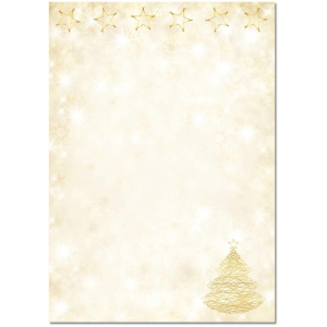Designpapier Sigel Graceful Christmas A4, 90 g/m2, Packung à 100 Stück