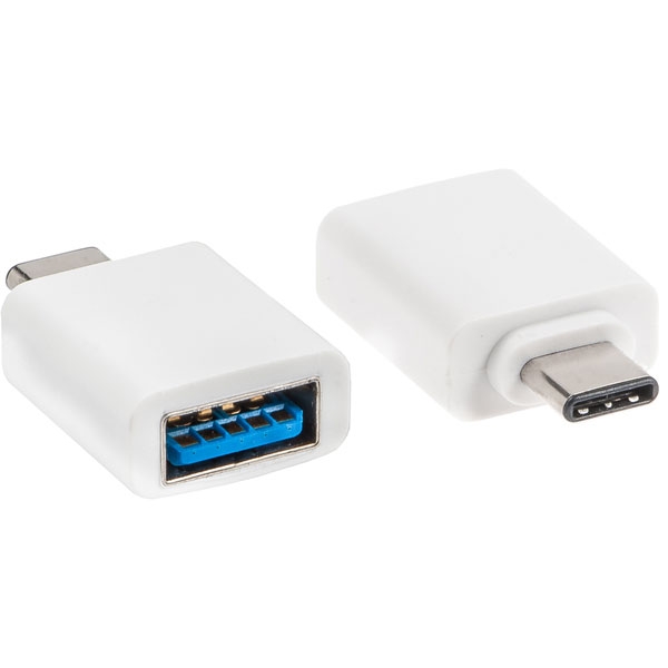 Adapter C Type LINK2GO AD6111WB, USB 3A, 15cm, male-female