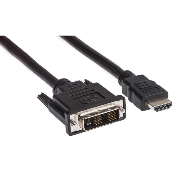 HDMI DVI-D Cable LINK2GO HD2013KBB, male / male