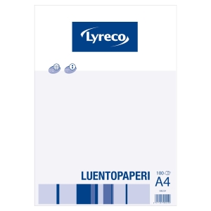 PK100LYRECO LOOSE LEAF PAP 2H A4 7X7 60G