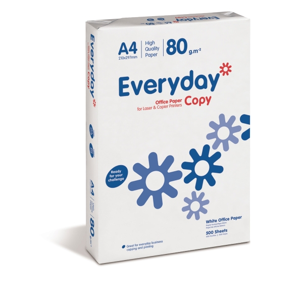 Caja de 5 paquetes 500 hojas de papel Everyday - A4 - 80 g/m2