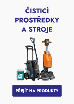 Čisticí prostředky a stroje