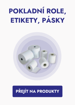 Pokladní role, etikety, pásky