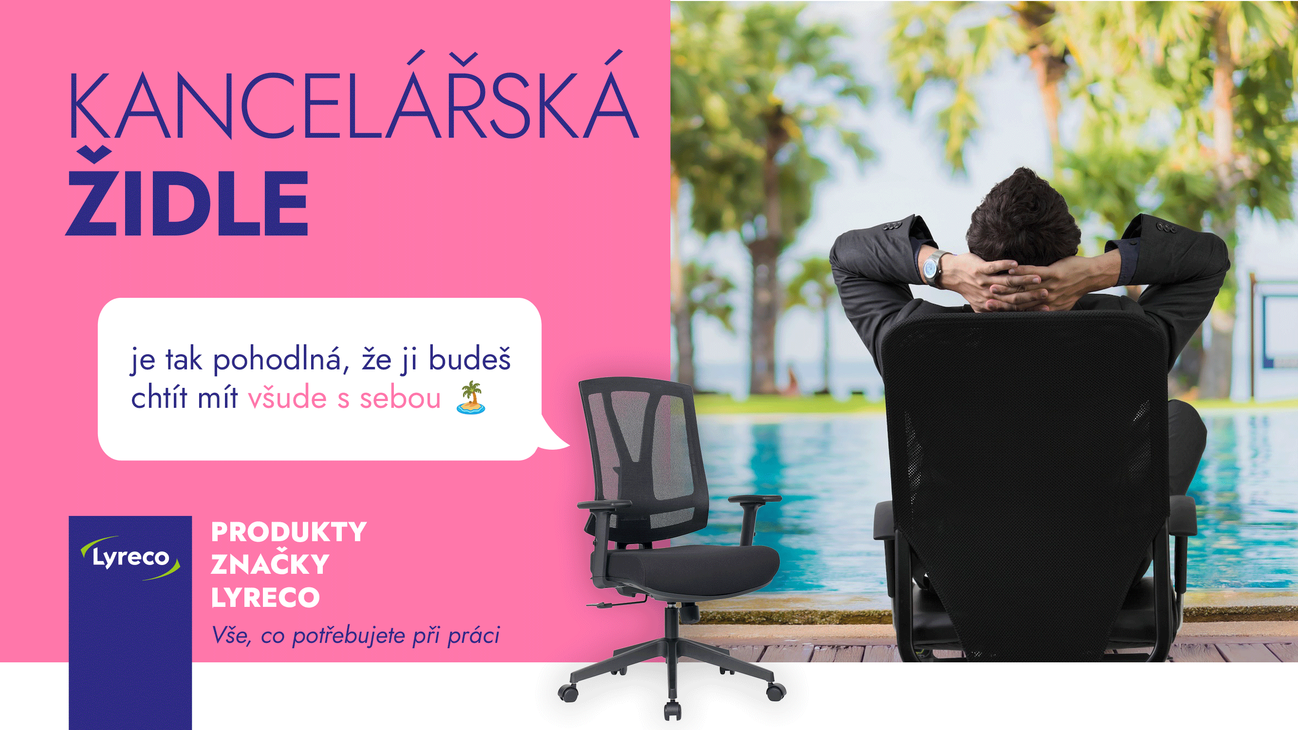 Kancelářská židle Lyreco