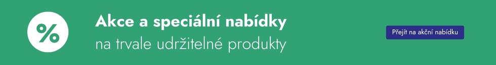 Akce a speciální nabídky na udržitelné produkty