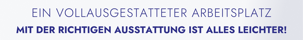 Sauberer und vollausgestatteter Arbeitsplatz