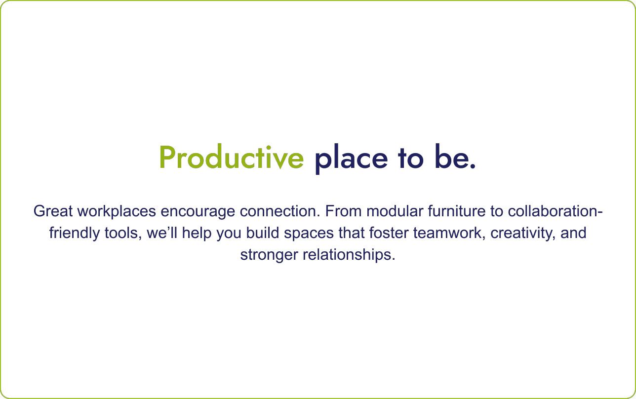 Productive place to be.