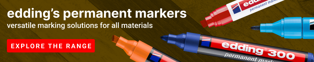 edding's permanent markers - versatile marking solutions for all materials - EXPLORE THE RANGE