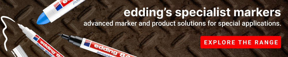 edding's specialist markers - advanced marker and product solutions for special applications.