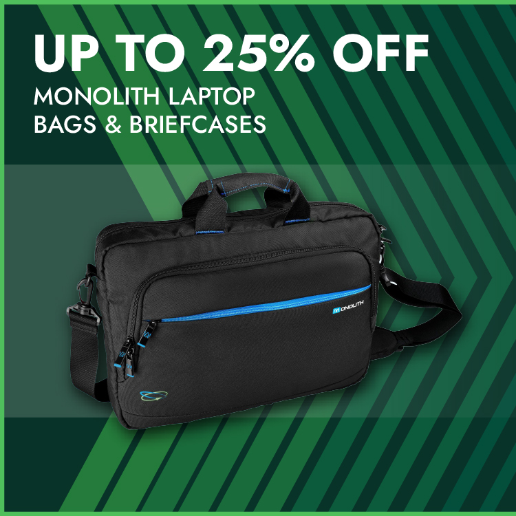 Up to 25% Off Monolith Laptop Bags & Briefcases