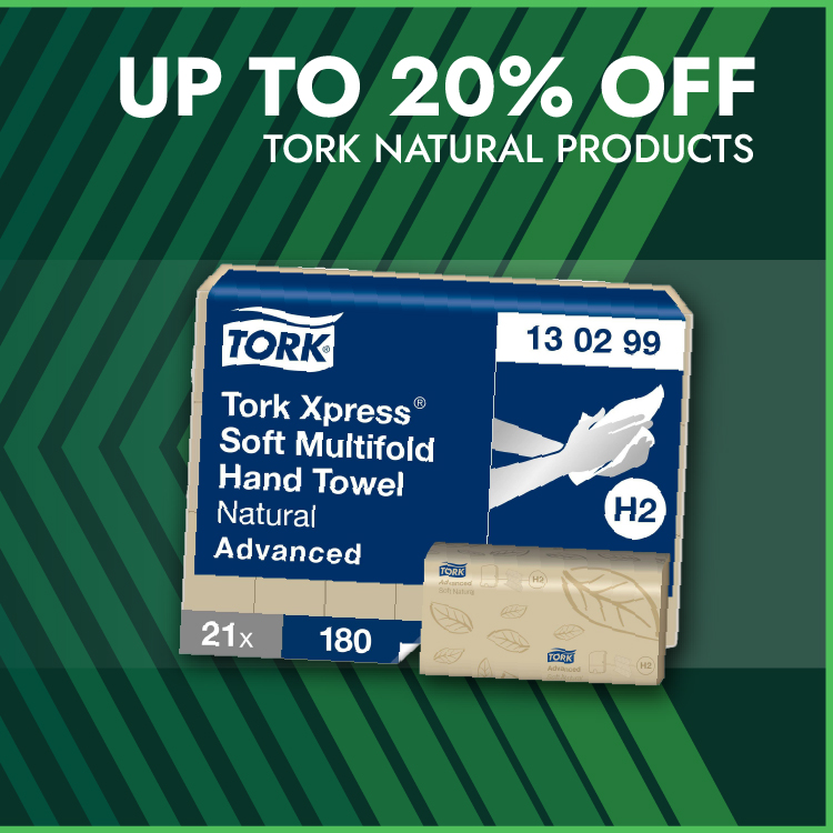 Up to 20% Off Tork Natural Products