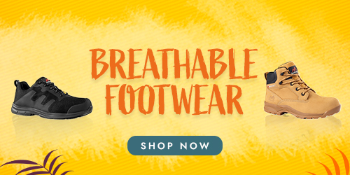 breathable footwear