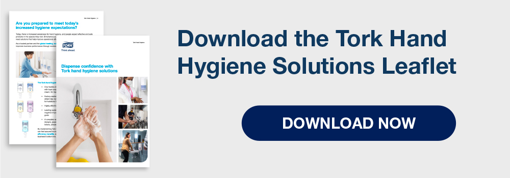 Download the Tork Hand Hygiene Solutions Leaflet