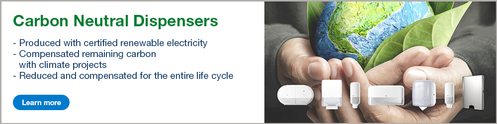 Tork Carbon Neutral Dispensers - Find out more