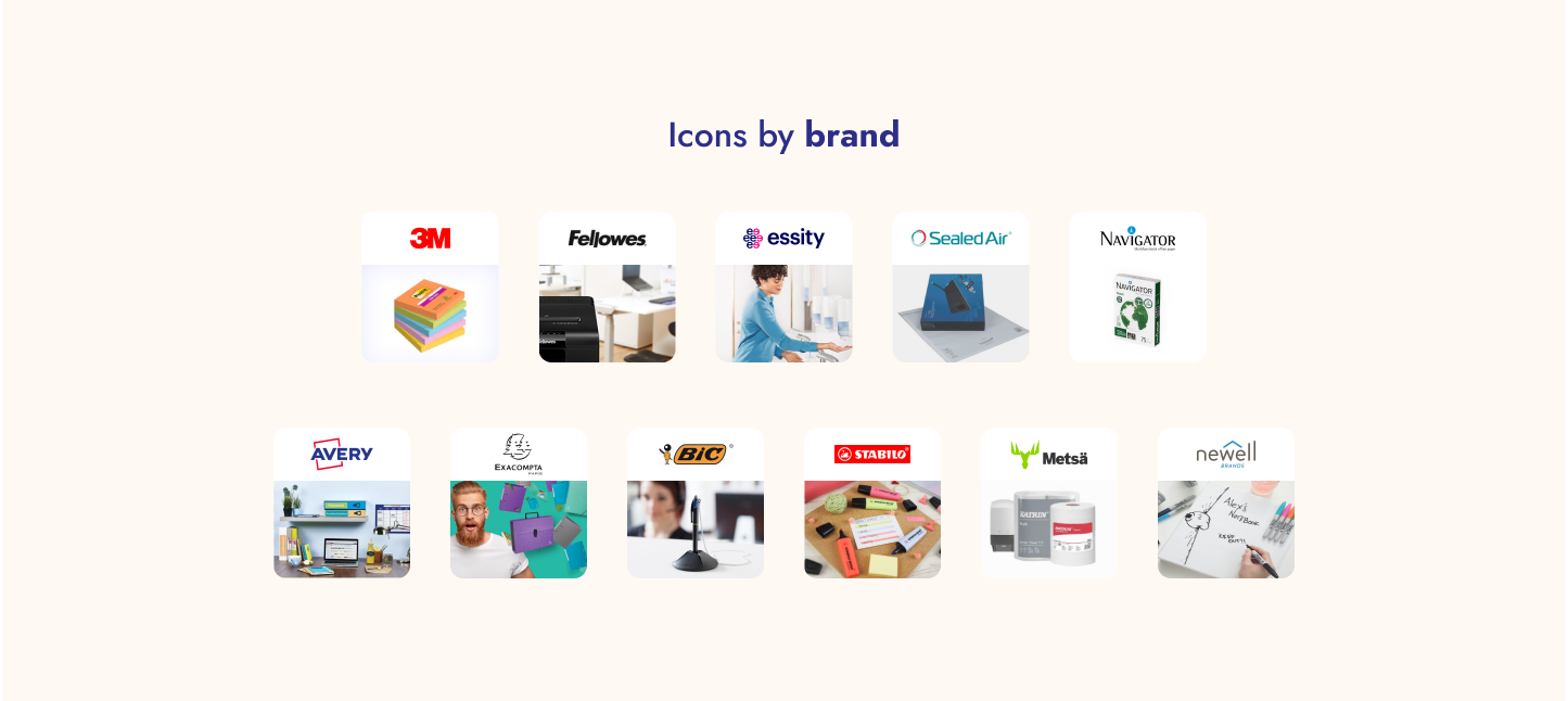 Icons by brand